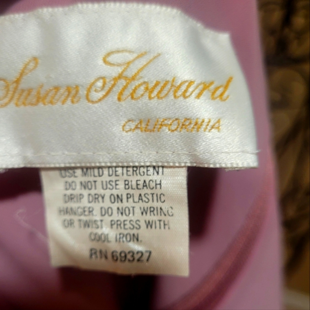 1970 Susan Howard California Purple Dress